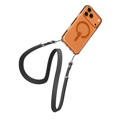 MagSafe Hülle für Apple iPhone 17 Pro, Spigen, Ultra Hybrid, Transparent Orange ACS11112