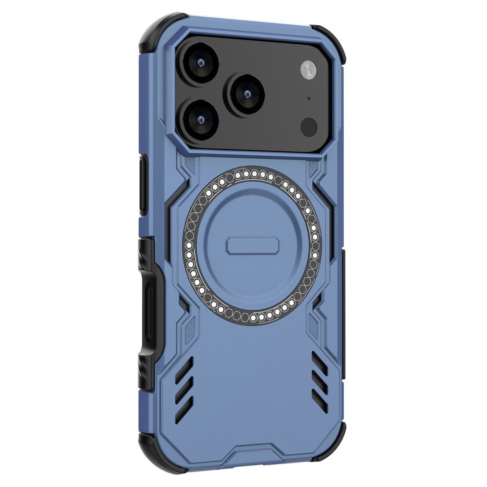 MagSafe hoes voor Apple iPhone 17 Pro, Techsuit, ArmorMag, Blauw