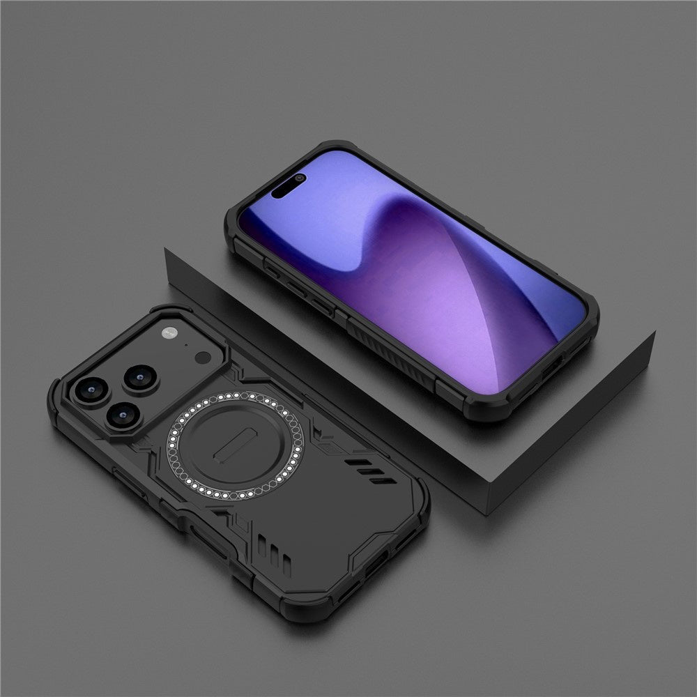 Coque MagSafe pour Apple iPhone 17 Pro, Techsuit, ArmorMag, Noire