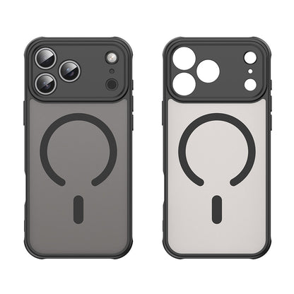 MagSafe hoesje voor Apple iPhone 17 Pro, Techsuit, HaloFrost II, Zwart