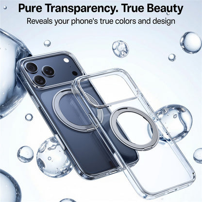 MagSafe hoesje voor Apple iPhone 17 Pro, Torras, Ostand Pro, Transparant