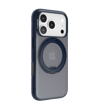 MagSafe hoesje voor Apple iPhone 17 Pro, Torras, Ostand R Fitness, Blauw