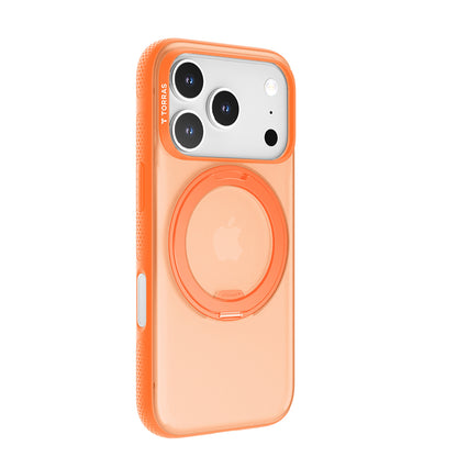 MagSafe hoesje voor Apple iPhone 17 Pro, Torras, Ostand R Fitness, Oranje