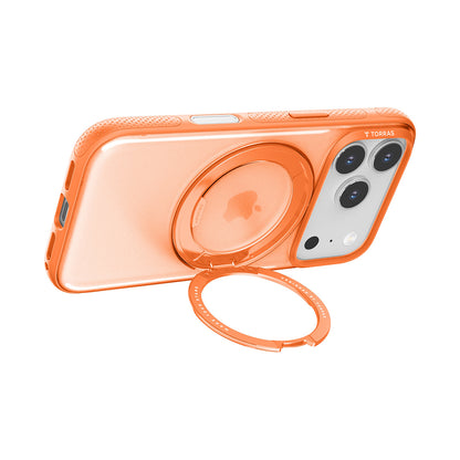 MagSafe hoesje voor Apple iPhone 17 Pro, Torras, Ostand R Fitness, Oranje