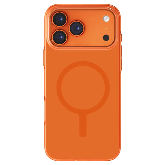Coque MagSafe pour Apple iPhone 17 Pro, UNIQ, Clario MagClick, Orange