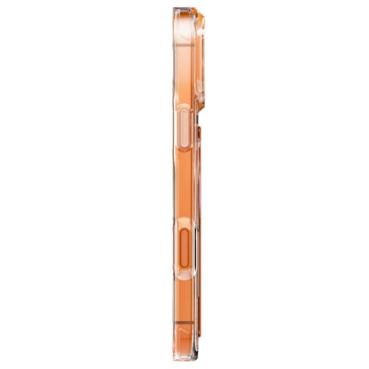 Coque MagSafe pour Apple iPhone 17 Pro, UNIQ, Heldro Air MagClick, Orange Transparente