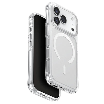 MagSafe hoesje voor Apple iPhone 17 Pro, UNIQ, LifePro Xtreme MagClick, Transparant