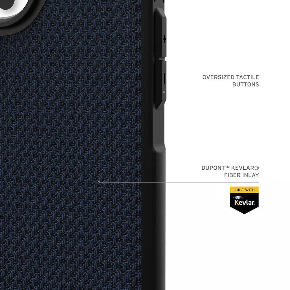 MagSafe hoes voor Apple iPhone 17 Pro, Urban Armor Gear, Metropolis LT Kevlar, Marineblauw