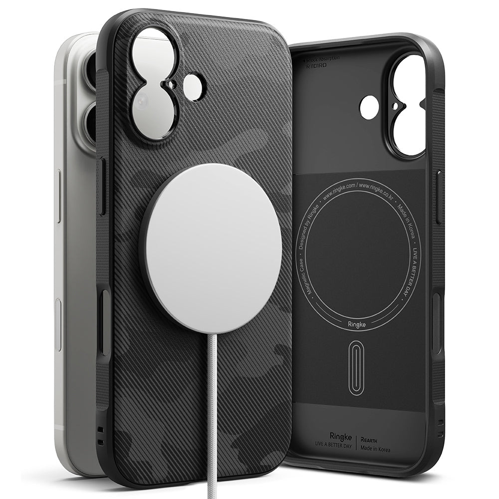 Coque MagSafe pour Apple iPhone 17, Ringke, Onyx, Camouflage