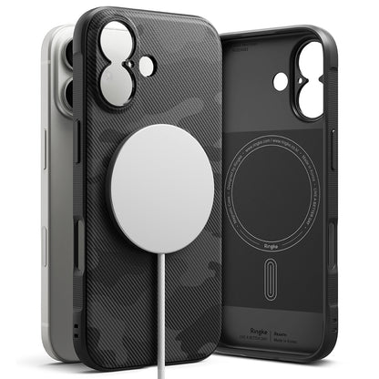 Coque MagSafe pour Apple iPhone 17, Ringke, Onyx, Camouflage