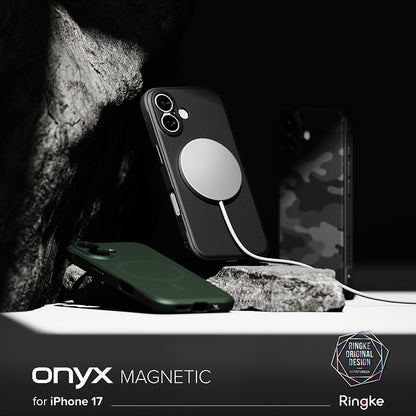 Coque MagSafe pour Apple iPhone 17, Ringke, Onyx, Vert Foncé