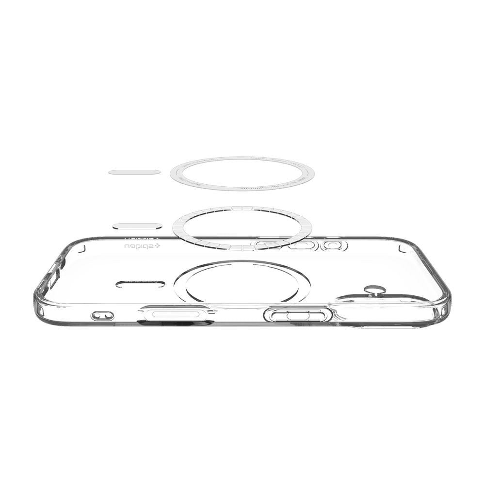 Coque MagSafe pour Apple iPhone 17, Spigen, Liquid Crystal, Blanche