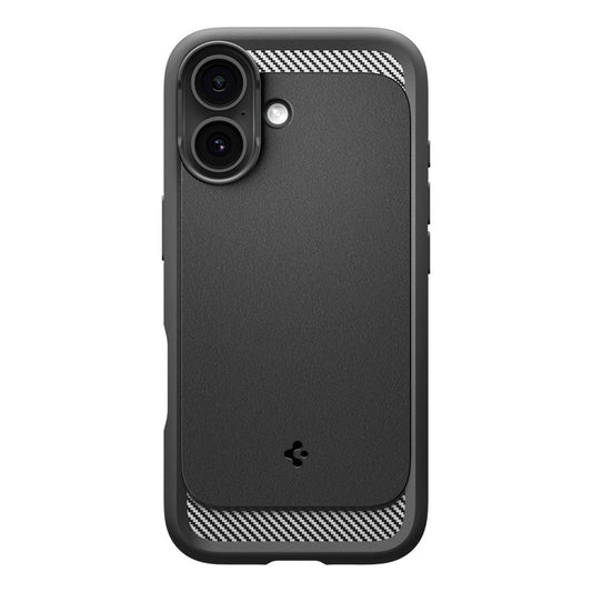 Coque MagSafe pour Apple iPhone 17, Spigen, Rugged Armor, Noir Mat