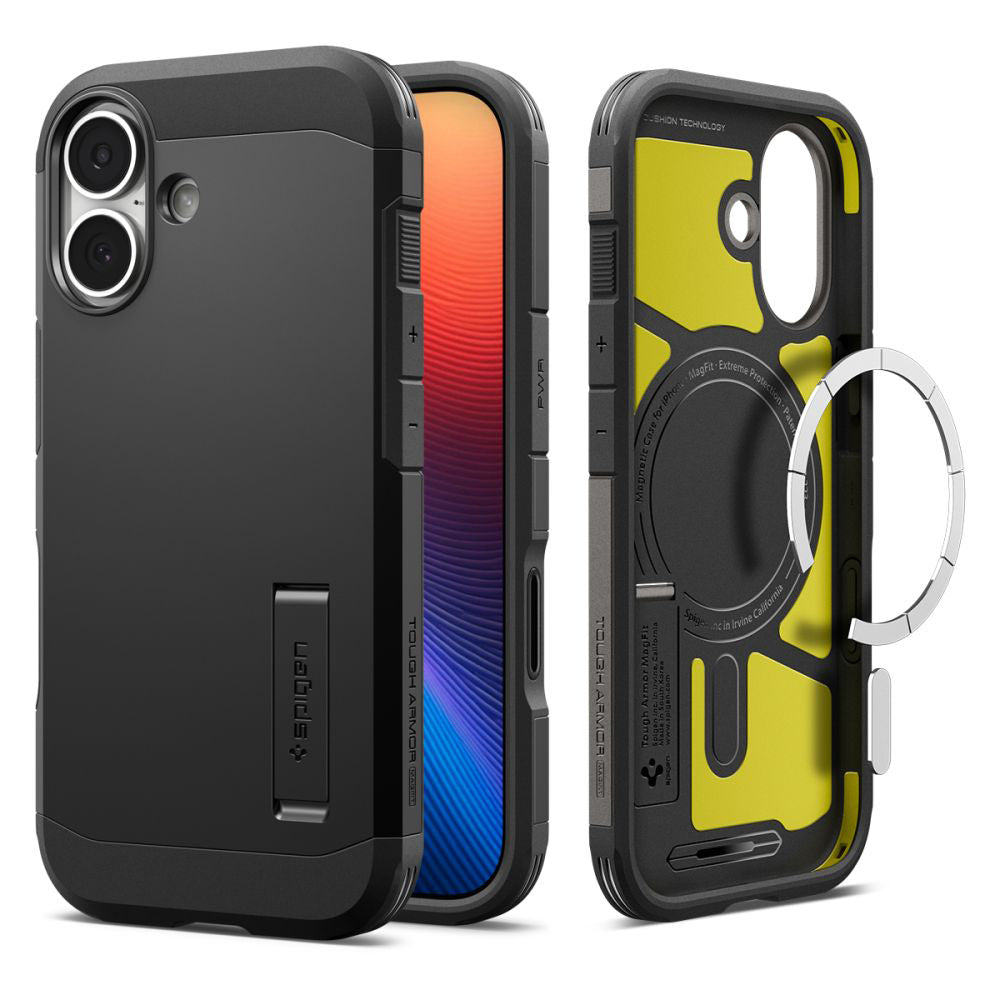 MagSafe hoesje voor Apple iPhone 17, Spigen, Tough Armor T, Zwart