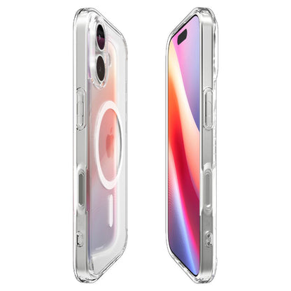 Coque MagSafe pour Apple iPhone 17, Spigen, Ultra Hybrid, Blanche