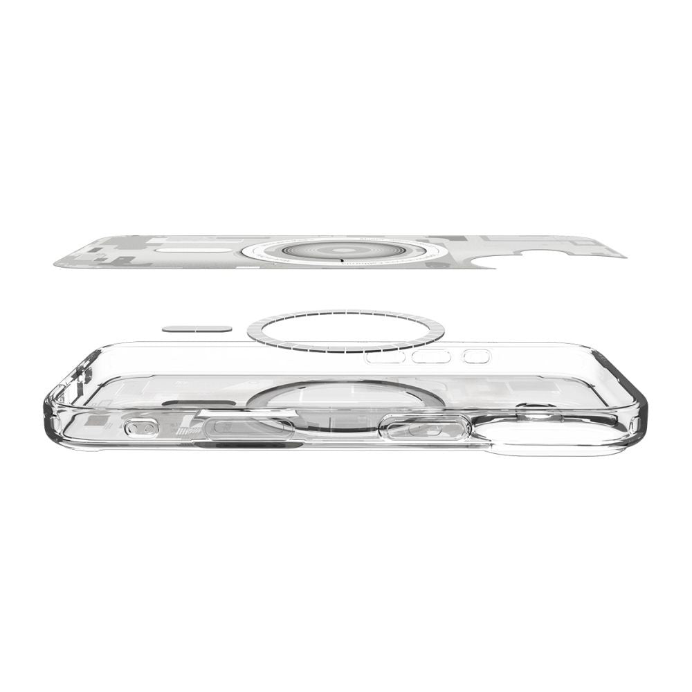 Coque MagSafe pour Apple iPhone 17, Spigen, Ultra Hybrid Zero One, Blanche