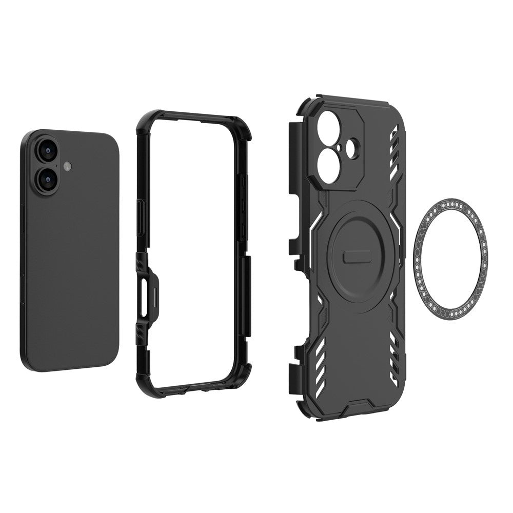 Coque MagSafe pour Apple iPhone 17, Techsuit, ArmorMag, Bleue