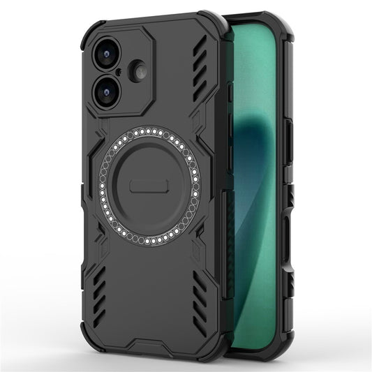 MagSafe hoes voor Apple iPhone 17, Techsuit, ArmorMag, Zwart