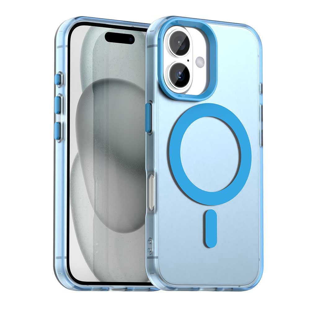 MagSafe hoesje voor Apple iPhone 17, Techsuit, CandyCase, Blauw