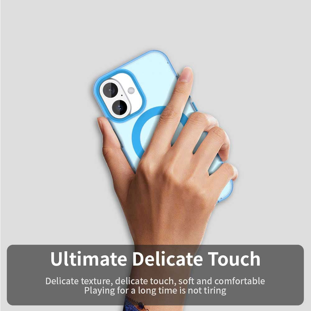 MagSafe hoesje voor Apple iPhone 17, Techsuit, CandyCase, Blauw