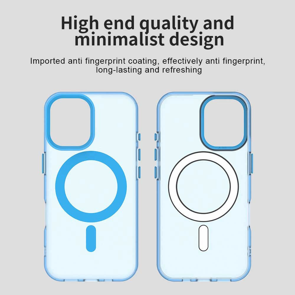 MagSafe hoesje voor Apple iPhone 17, Techsuit, CandyCase, Blauw