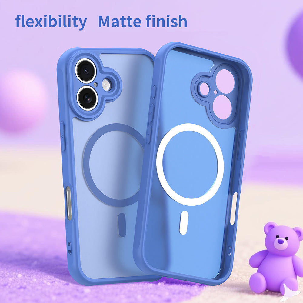 MagSafe Hülle für Apple iPhone 17, Techsuit, HaloFrost II, Blau