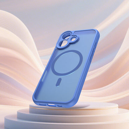 MagSafe Hülle für Apple iPhone 17, Techsuit, HaloFrost II, Blau