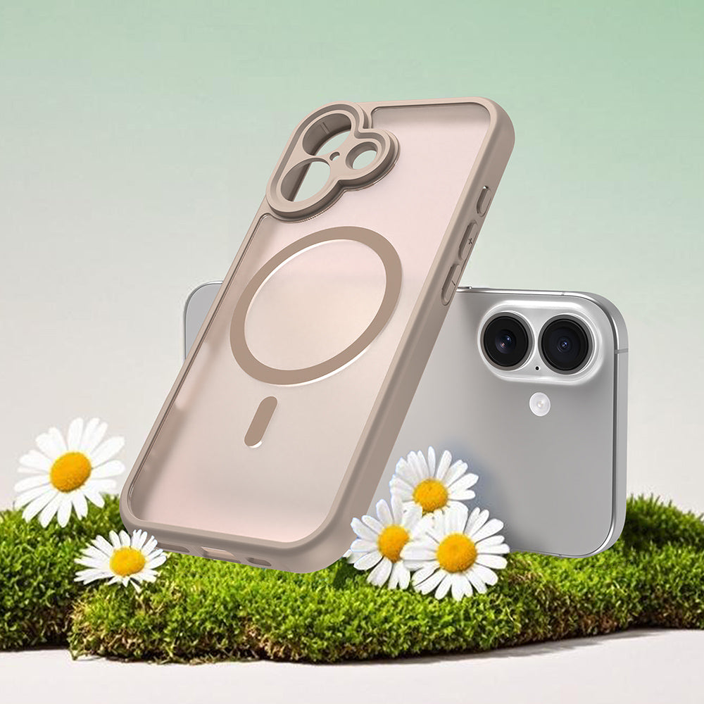 MagSafe hoesje voor Apple iPhone 17, Techsuit, HaloFrost II, Goud