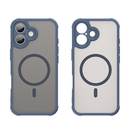 MagSafe hoesje voor Apple iPhone 17, Techsuit, HaloFrost II, Marineblauw
