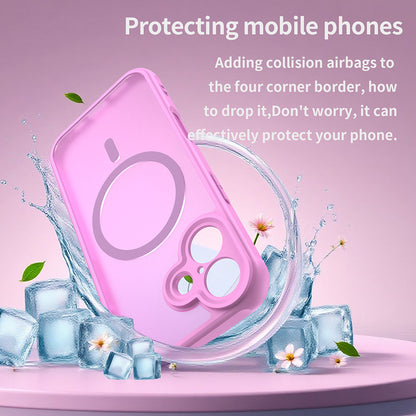 MagSafe Hülle für Apple iPhone 17, Techsuit, HaloFrost II, Rosa