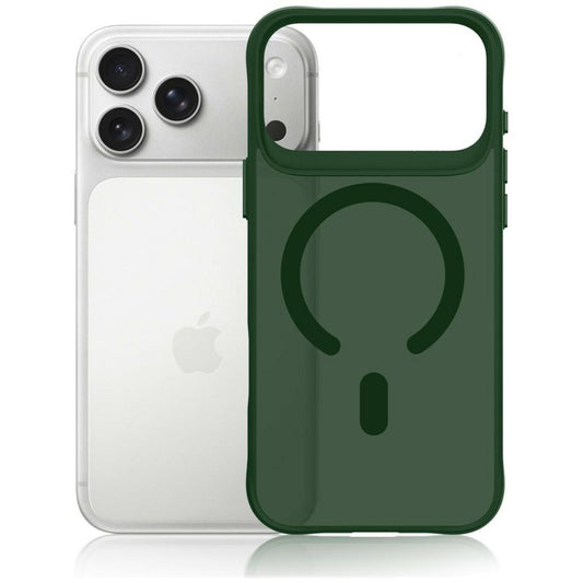 Coque MagSafe pour Apple iPhone 18 Pro / 17 Pro, 3MK, Smoke MagCase, verte
