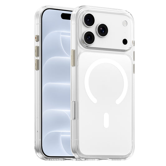 Coque MagSafe pour Apple iPhone 18 Pro / 17 Pro, Blueo, Crystal+ Anti-Drop, transparente