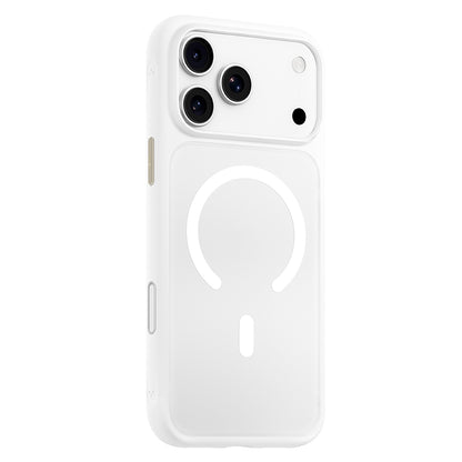 MagSafe-Hülle für Apple iPhone 18 Pro / 17 Pro, Blueo, hautfreundlich und stoßfest, Satinweiß