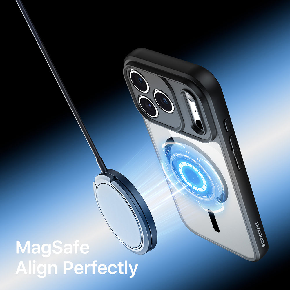 MagSafe-Hülle für Apple iPhone 18 Pro / 17 Pro, DUX DUCIS, Aimo, Schwarz