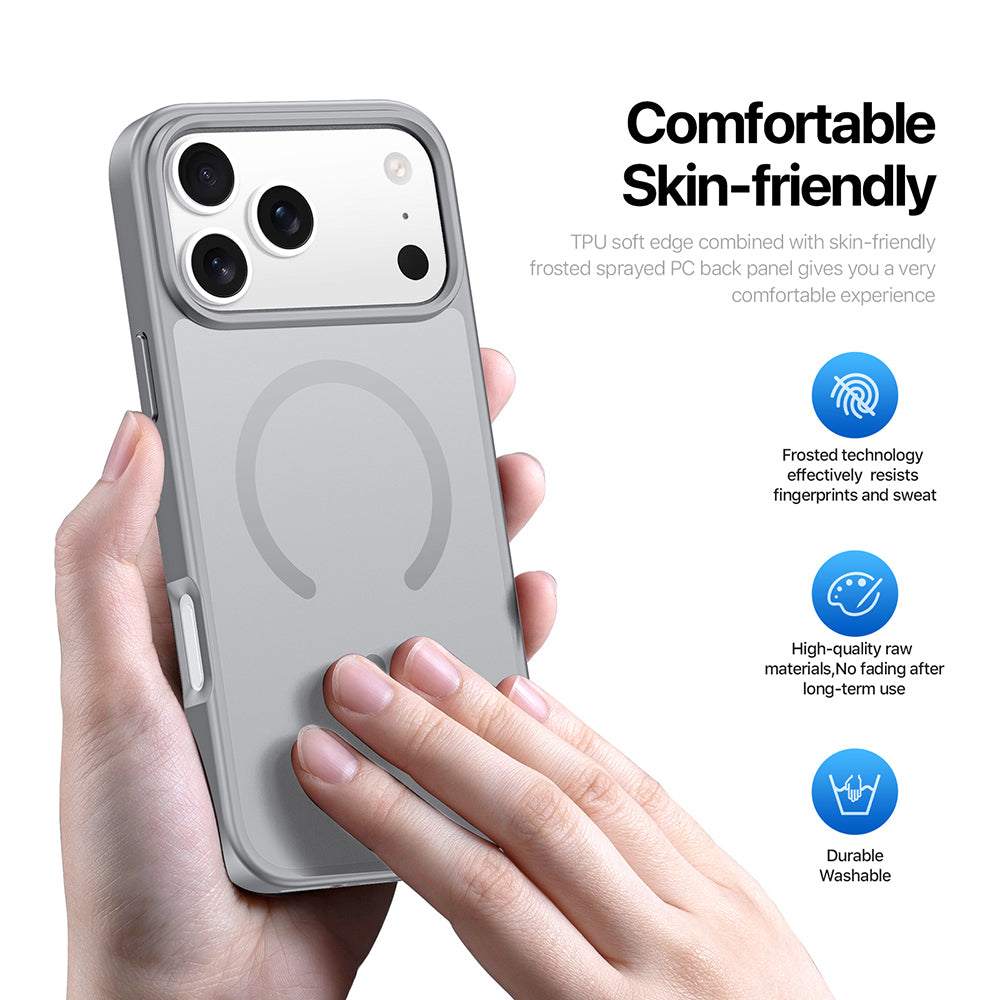 MagSafe-Hülle für Apple iPhone 18 Pro / 17 Pro, DUX DUCIS, Yind, Dunkelrot