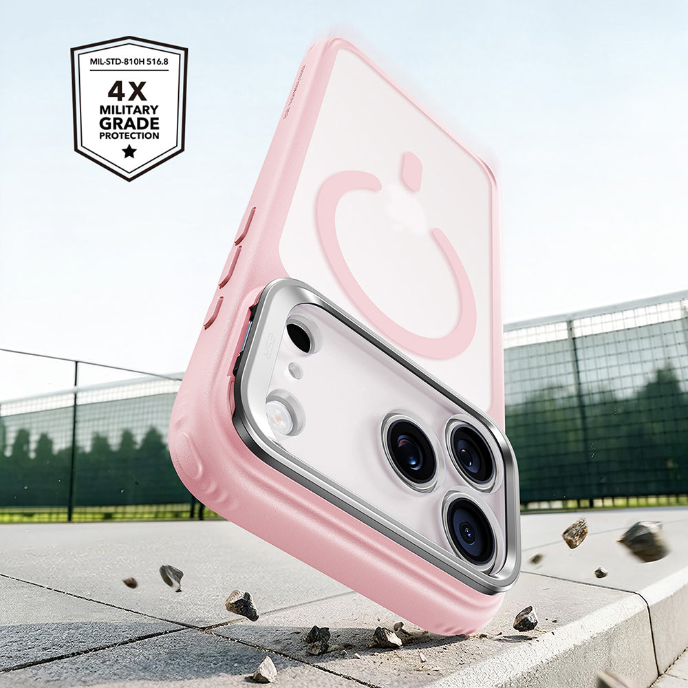 MagSafe-Hülle für Apple iPhone 18 Pro / 17 Pro, ESR, Classic Hybrid Kickstand, Satin Rosa