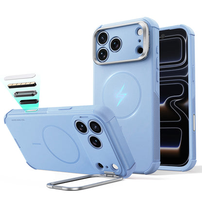 Coque MagSafe pour Apple iPhone 18 Pro / 17 Pro, ESR, Cyber Armor Kickstand, Bleu