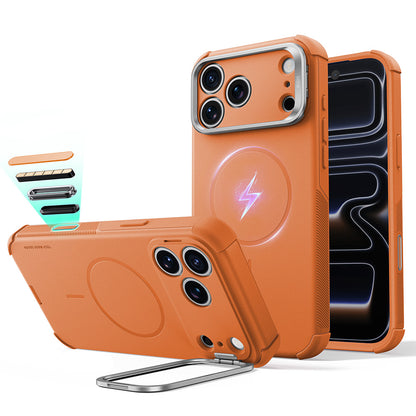 MagSafe-hoes voor Apple iPhone 18 Pro / 17 Pro, ESR, Cyber Armor Kickstand, Oranje