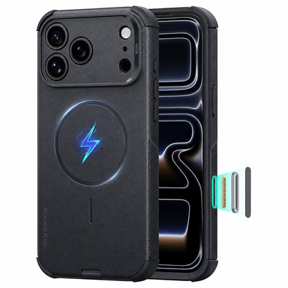 Coque MagSafe pour Apple iPhone 18 Pro / 17 Pro, ESR, Cyber, Noire