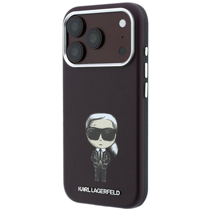 MagSafe-hoesje voor Apple iPhone 18 Pro / 17 Pro, Karl Lagerfeld, Ikonik Sketch, Bordeaux