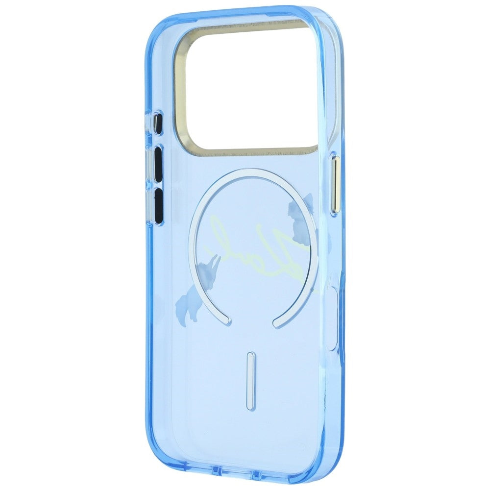 MagSafe-Hülle für Apple iPhone 18 Pro / 17 Pro, Karl Lagerfeld, IML Karl Script Logo, Blau