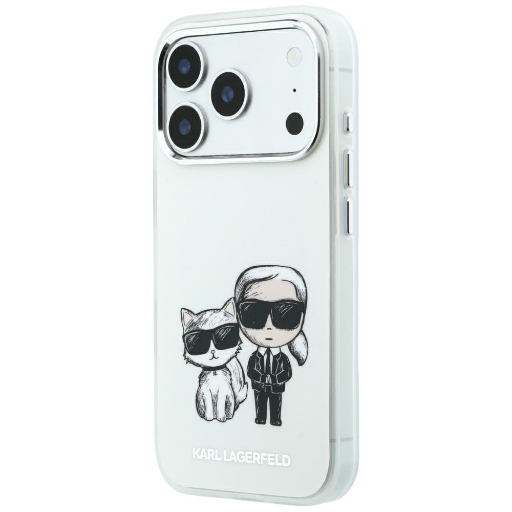 MagSafe-hoesje voor Apple iPhone 18 Pro / 17 Pro, Karl Lagerfeld, KC Bodies Sketch, Beige
