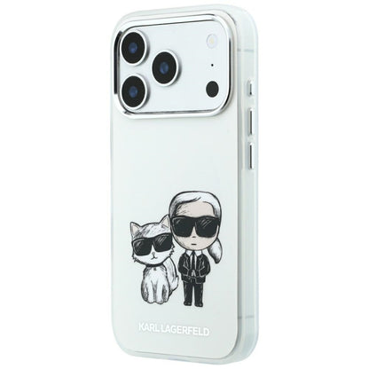 MagSafe-hoesje voor Apple iPhone 18 Pro / 17 Pro, Karl Lagerfeld, KC Bodies Sketch, Beige