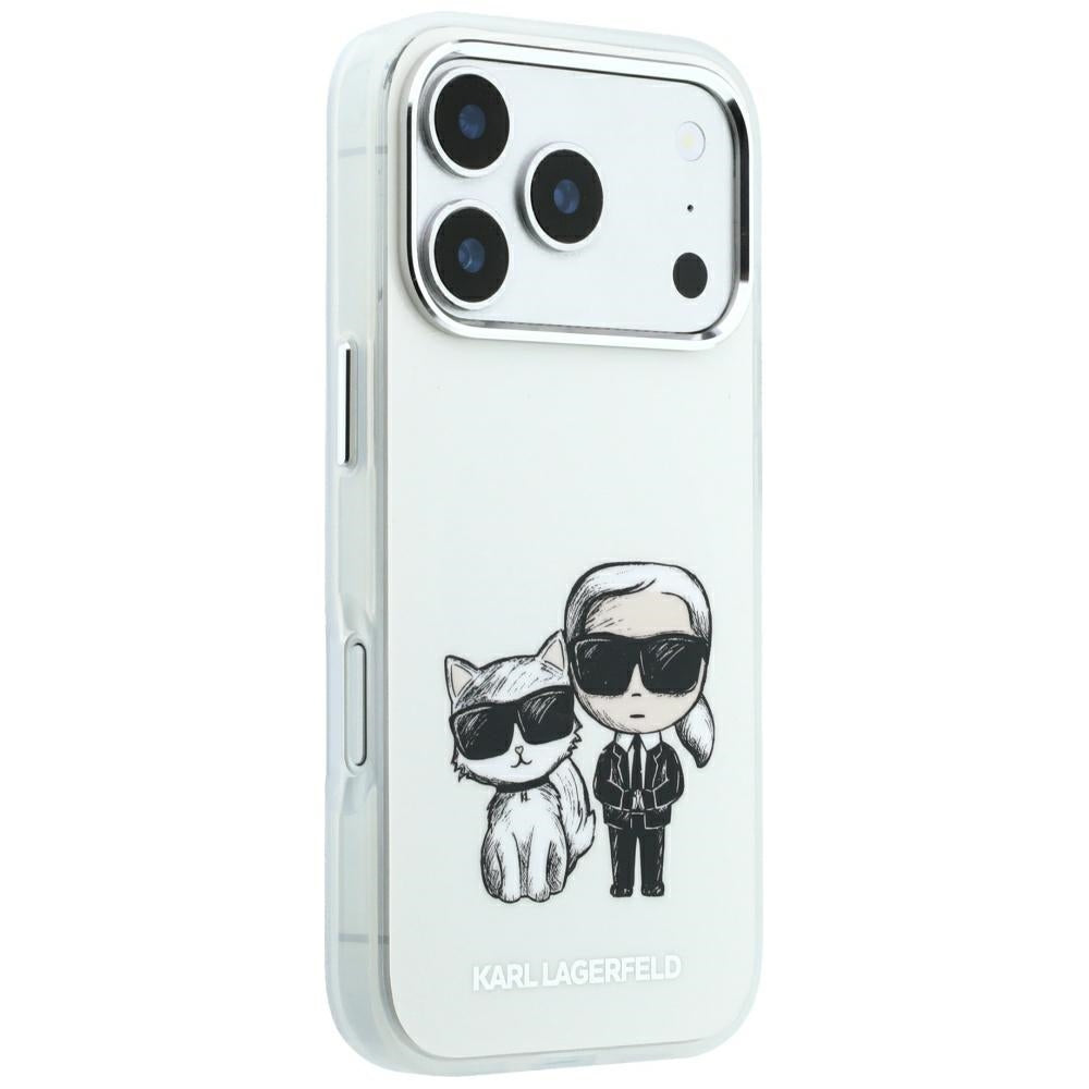 MagSafe-hoesje voor Apple iPhone 18 Pro / 17 Pro, Karl Lagerfeld, KC Bodies Sketch, Beige