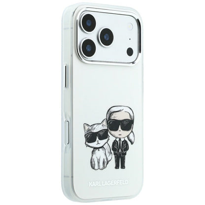 MagSafe-hoesje voor Apple iPhone 18 Pro / 17 Pro, Karl Lagerfeld, KC Bodies Sketch, Beige