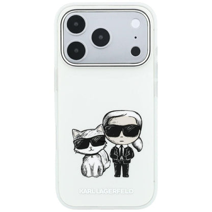 MagSafe-hoesje voor Apple iPhone 18 Pro / 17 Pro, Karl Lagerfeld, KC Bodies Sketch, Beige