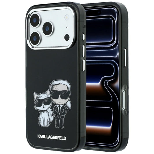 MagSafe-hoesje voor Apple iPhone 18 Pro / 17 Pro, Karl Lagerfeld, KC Bodies Sketch, Zwart