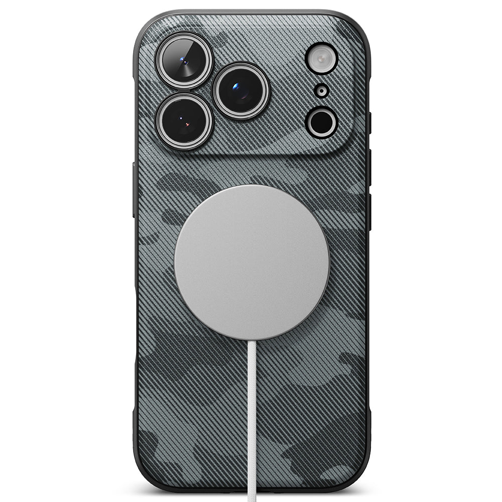 MagSafe-Hülle für Apple iPhone 18 Pro / 17 Pro, Ringke, Onyx, Tarnmuster