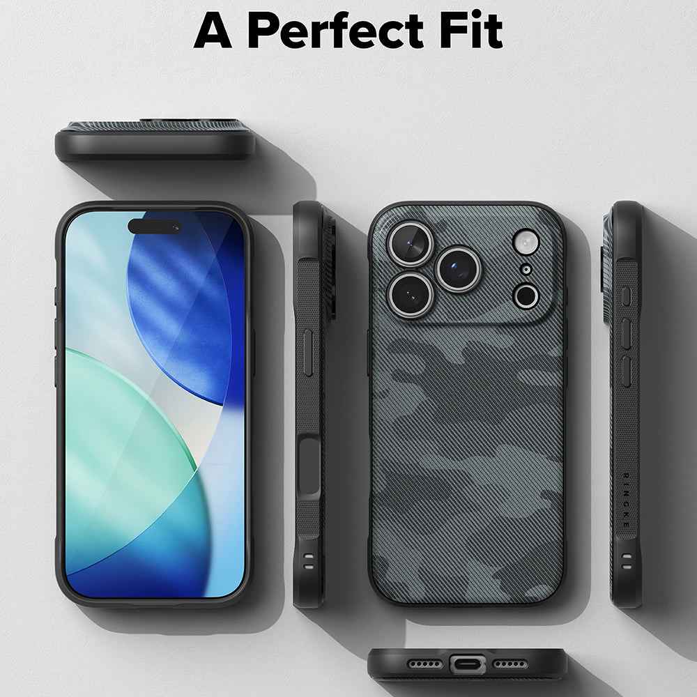 MagSafe-Hülle für Apple iPhone 18 Pro / 17 Pro, Ringke, Onyx, Tarnmuster