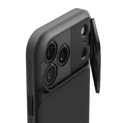 MagSafe-hoesje voor Apple iPhone 18 Pro / 17 Pro, Spigen, Optik Armor, Zwart ACS09953